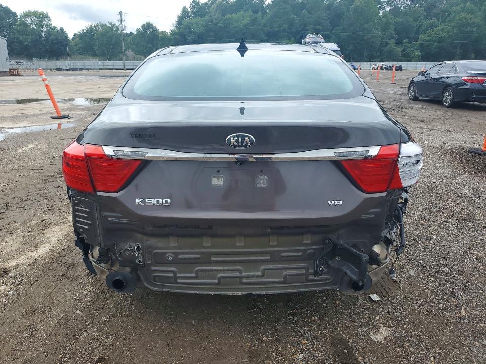 2015 Kia K900 VIN KNALW4D41F6018526 COPART salvage auction — REAR END, La - Cert Of Title-Salvage, sold $1,350 on 2026-07-21 (photo 6)
