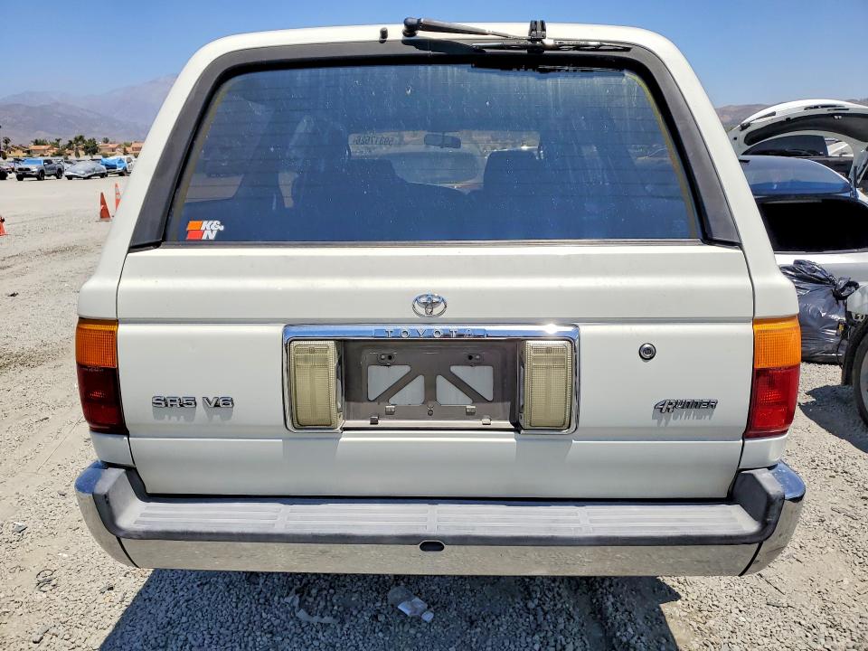 1992 Toyota 4runner VIN JT3VN39W4N8034133 COPART salvage auction — Burn Engine, CA - SALVAGE CERTIFICATE, sold $350 on 2026-07-22 (photo 6)