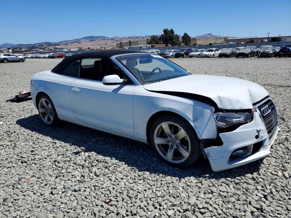 2015 Audi A5 VIN WAUCFAFH2FN012013 COPART salvage auction — FRONT END, Ca - Salvage Certificate, sold $1,600 on 2026-09-28 (photo 4)