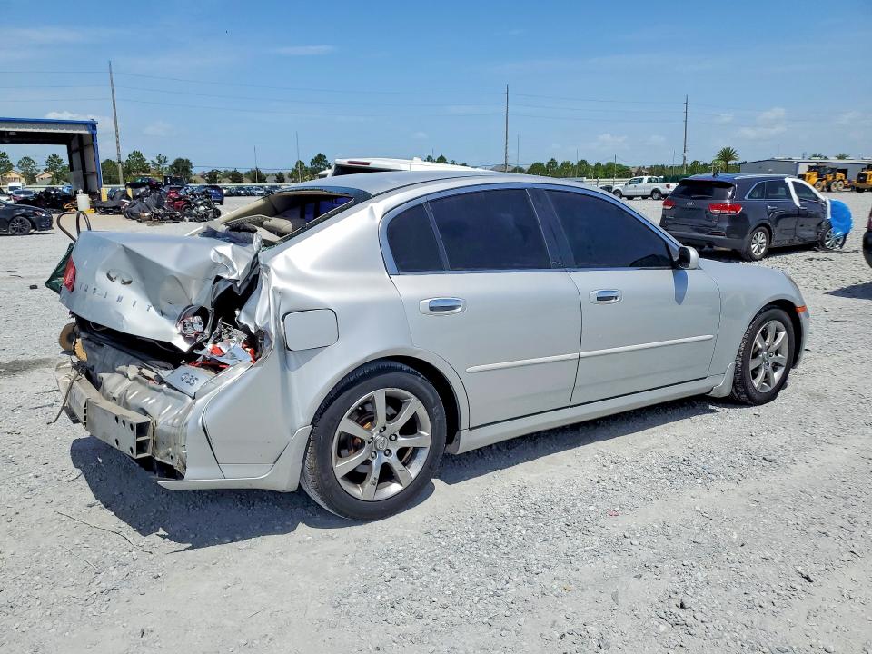 2006 Infiniti G35 VIN JNKCV51E36M502779 COPART salvage auction — REAR END, FL - CERT OF TITLE SLVG REBUILDABLE, sold $400 on 2026-07-24 (photo 3)