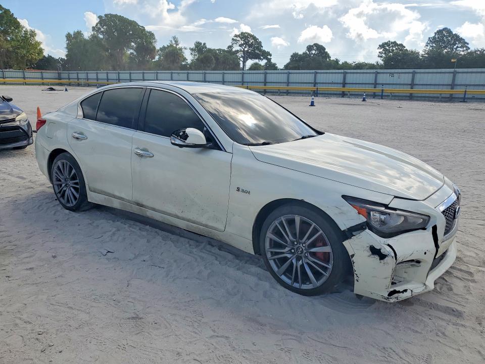 2017 Infiniti Q50 VIN JN1FV7AR7HM870756 COPART salvage auction — FRONT END, Va - Certificate Of Title, sold $4,000 on 2026-07-08 (photo 4)
