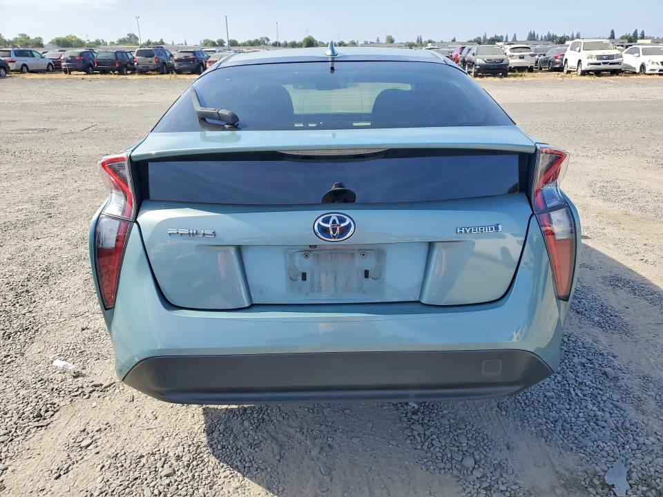 2016 Toyota Prius VIN JTDKBRFU9G3011489 COPART salvage auction — SIDE, Ca - Salvage Certificate, sold $3,850 on 2026-07-14 (photo 6)