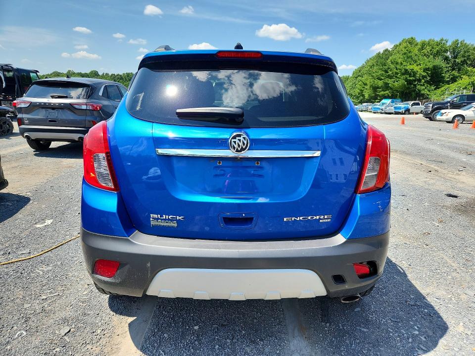 2013 Buick Encore VIN KL4CJFSB8DB153340 COPART salvage auction — REAR END, Pa - Cert Of Title, sold $375 on 2026-07-21 (photo 6)