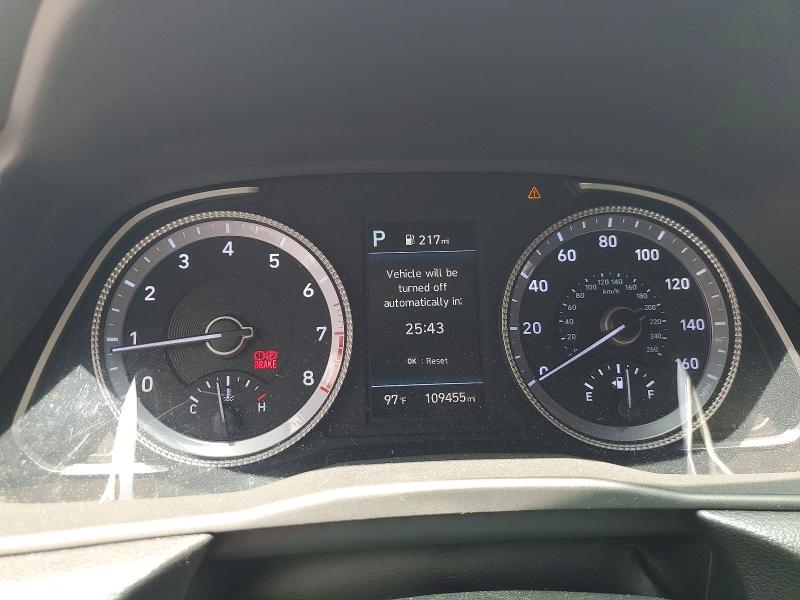2021 Hyundai Sonata VIN 5NPEL4JA2MH083516 COPART salvage auction — FRONT END, Fl - Certificate Of Destruction, sold $2,800 on 2026-07-31 (photo 9)