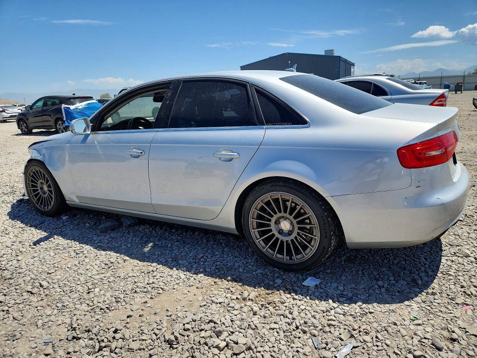 2013 Audi A4 VIN WAUBFAFL6DN048736 COPART salvage auction — FRONT END, Ut - Salvage Certificate, sold $1,500 on 2026-08-21 (photo 2)