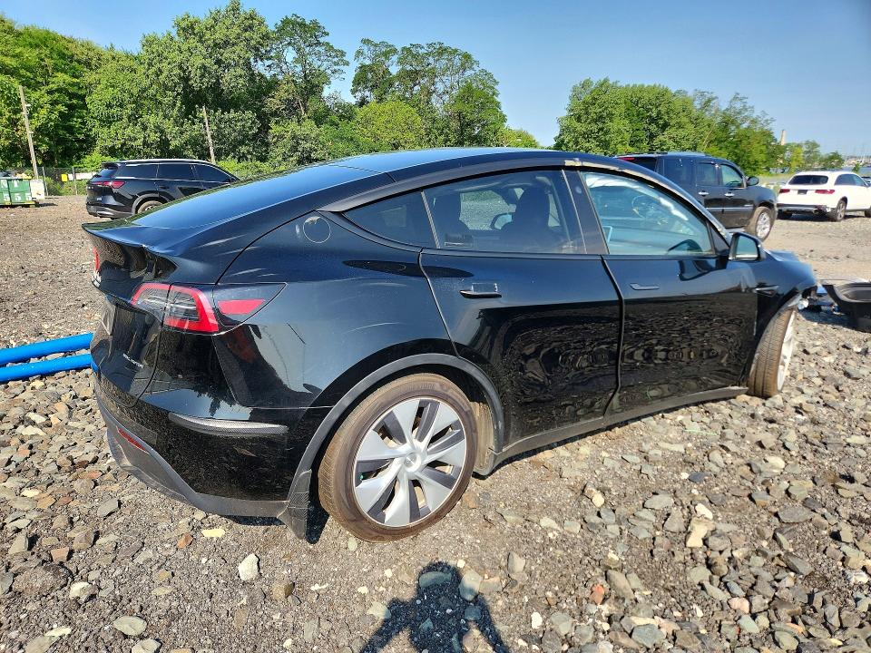 2023 Tesla Model y VIN 7SAYGDEE8PA174422 COPART salvage auction — FRONT END, Ny - Certificate Of Title, sold $1,150 on 2026-07-21 (photo 3)