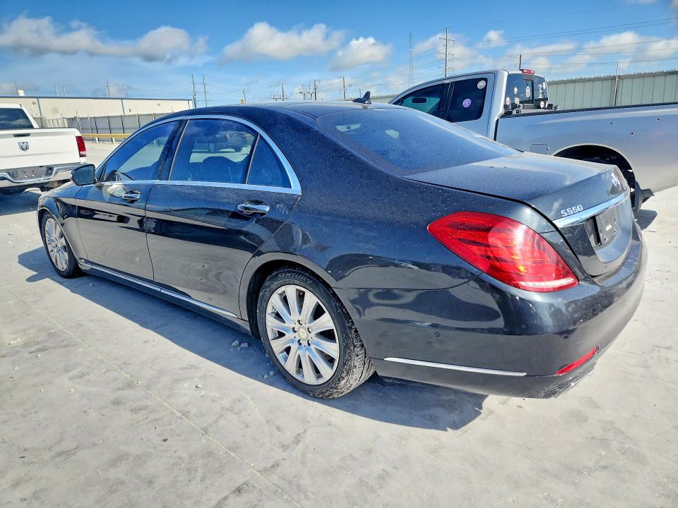2015 Mercedes-benz S-klasse VIN WDDUG8FB0FA158531 COPART salvage auction — WATER/FLOOD, Tx - Certificate Of Title, sold $3,150 on 2026-07-09 (photo 2)