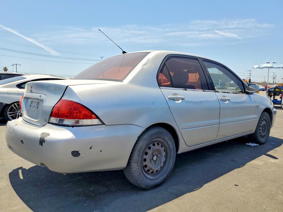 2005 Mitsubishi Lancer VIN JA3AJ26E35U014084 COPART salvage auction — REAR END, CA - SALVAGE CERTIFICATE, sold $275 on 2026-07-27 (photo 3)
