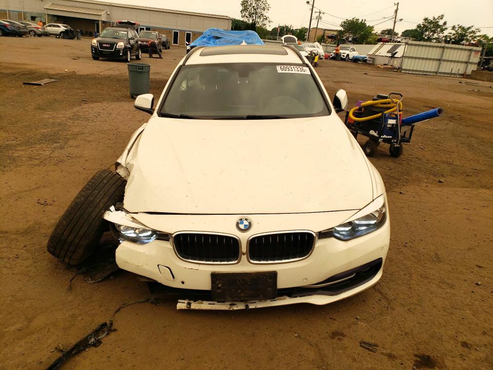 2017 BMW 3 series VIN WBA8K3C55HK678696 COPART salvage auction — FRONT END, CT - CERT OF TITLE-SALVAGE, sold $525 on 2026-07-24 (photo 5)