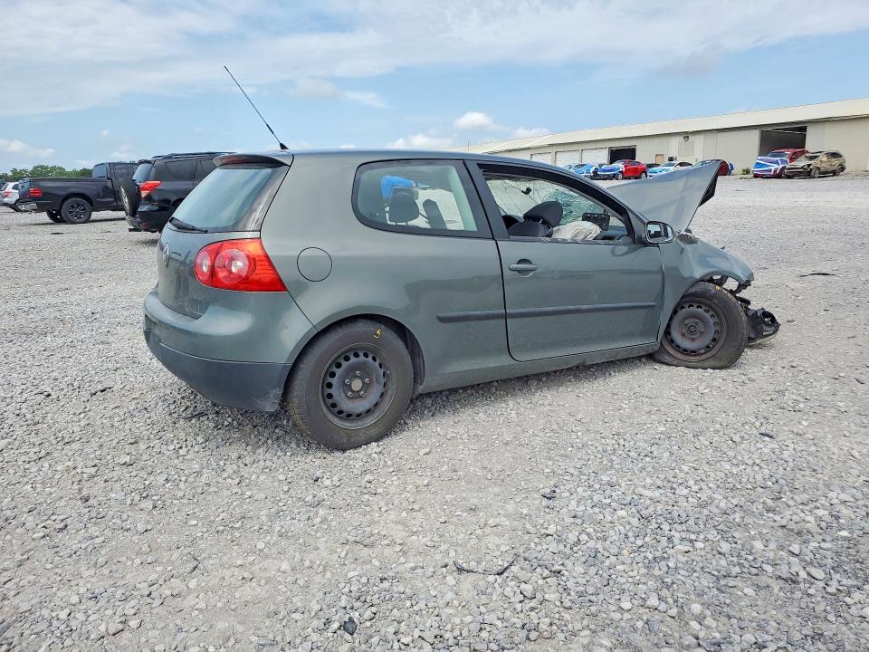 2008 Volkswagen Rabbit VIN WVWBA71K98W077392 COPART salvage auction — ALL OVER, Tn - Salvage Certificate, sold $175 on 2026-07-23 (photo 3)