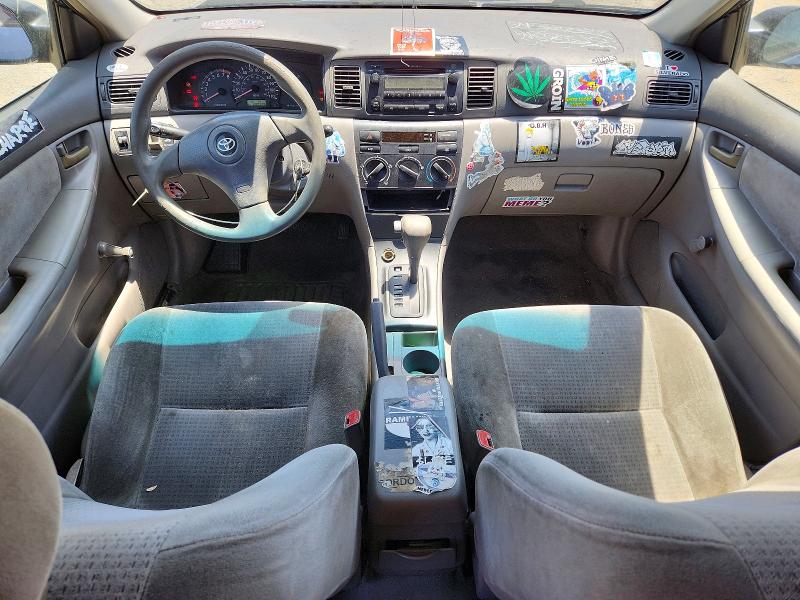 2005 Toyota Corolla VIN JTDBR32E752064363 COPART salvage auction — REAR END, Ca - Salvage Certificate, sold $675 on 2026-07-31 (photo 8)