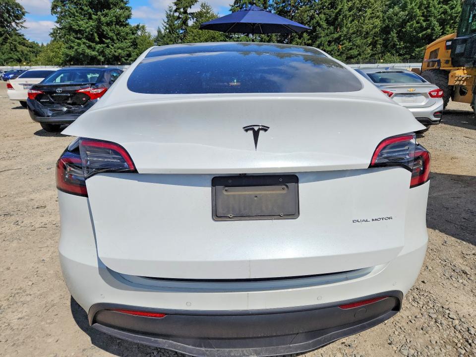 2021 Tesla Model y VIN 5YJYGDEE7MF153685 COPART salvage auction — FRONT END, WA - BILL OF SALE, sold $9,700 on 2026-07-24 (photo 6)