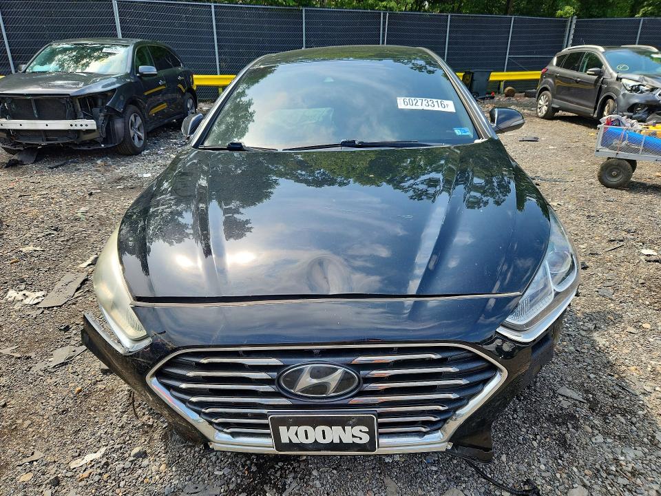 2018 Hyundai Sonata VIN 5NPE34AF4JH650798 COPART salvage auction — FRONT END, Md - Cert Of Salvage > 75% Damage, sold $700 on 2026-07-31 (photo 5)