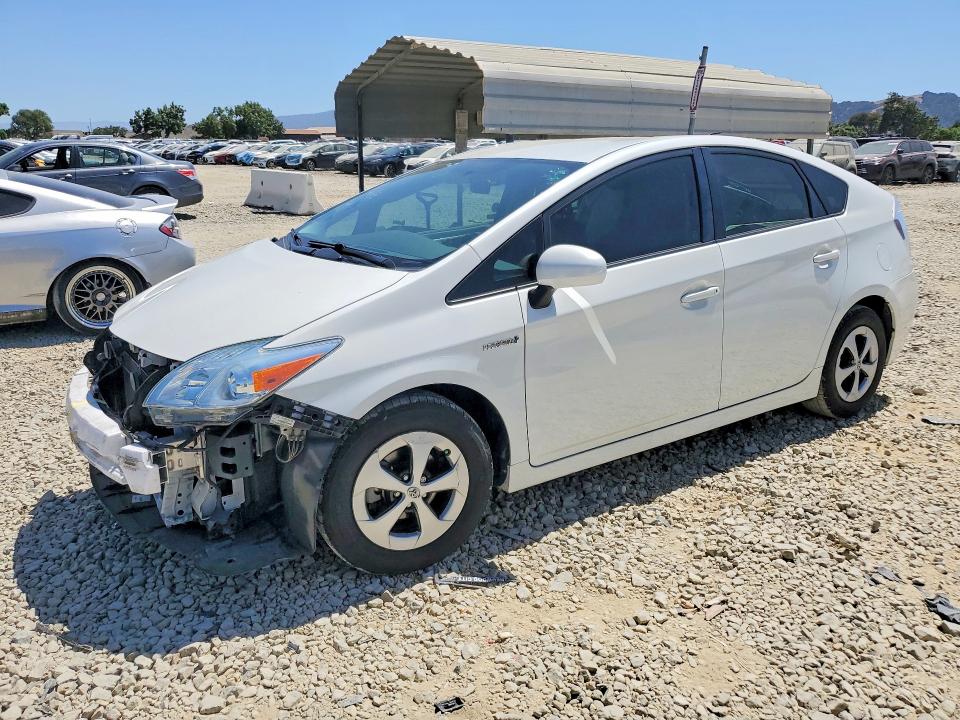 2015 Toyota Prius VIN JTDKN3DU0F0480946 COPART salvage auction — FRONT END, CA - SALVAGE CERTIFICATE, sold $3,200 on 2026-07-21 (photo 1)