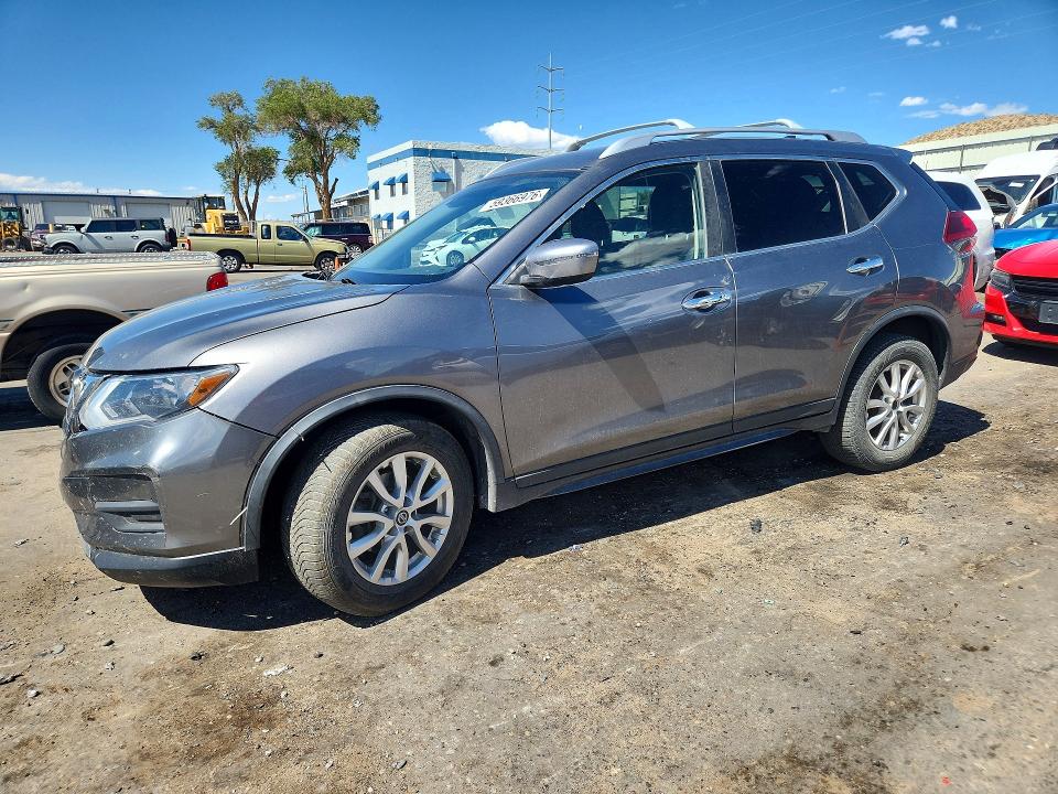 2019 Nissan Rogue VIN KNMAT2MV2KP534026 COPART salvage auction — FRONT END, Nm - Cert Of Title-Salvage, sold $3,500 on 2026-07-09 (photo 1)