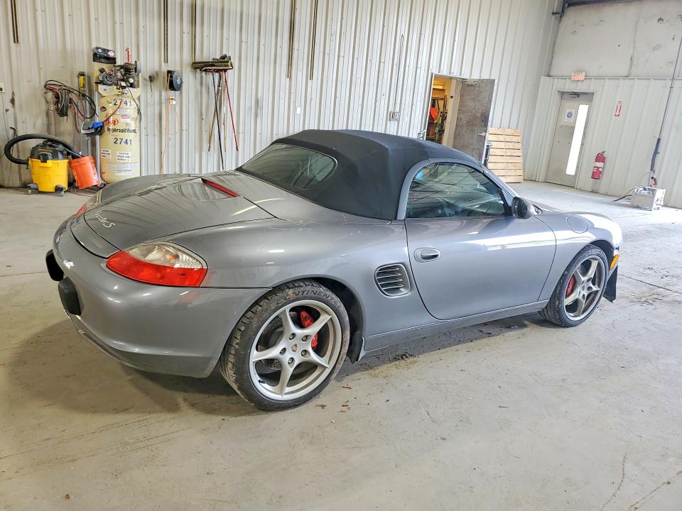 2003 Porsche Boxster VIN WP0CB29893U663155 COPART salvage auction — FRONT END, NY - MV-907A SALVAGE CERTIFICATE, sold $6,100 on 2026-08-24 (photo 3)