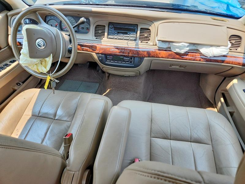 2004 Mercury Grand marquis VIN 2MEFM75WX4X669371 COPART salvage auction — FRONT END, OH - CERT OF TITLE-SALVAGE, sold $125 on 2026-07-21 (photo 8)