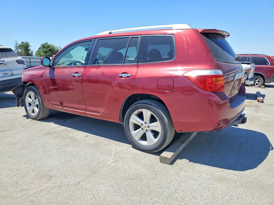 2008 Toyota Highlander VIN JTEES42A182055730 COPART salvage auction — FRONT END, Ca - Salvage Certificate, sold $2,800 on 2026-07-31 (photo 2)