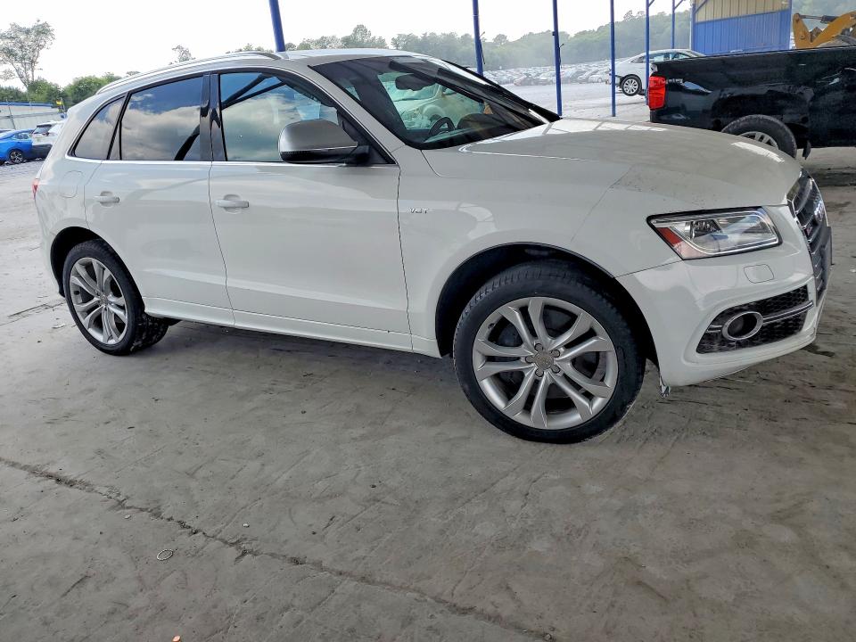 2014 Audi Sq5 VIN WA1VGAFP0EA054955 COPART salvage auction — FRONT END, Tx - Certificate Of Title, sold $2,200 on 2026-07-30 (photo 4)