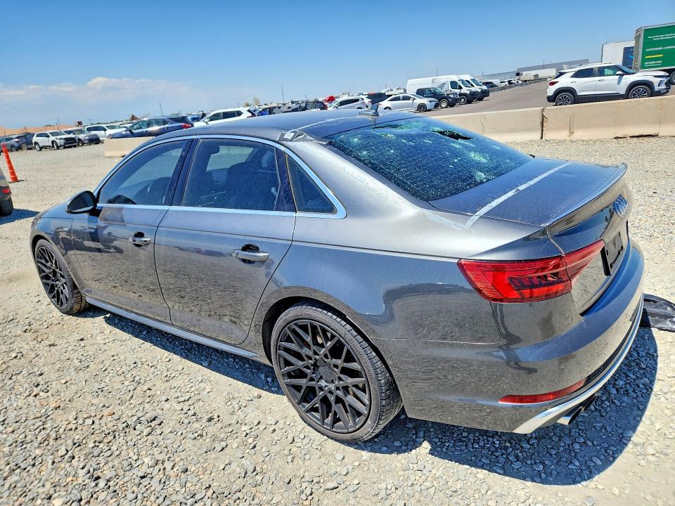 2018 Audi Rs4 VIN WAUB4AF4XJA002487 COPART salvage auction — HAIL, Co - Certificate Of Title, sold $9,700 on 2026-07-30 (photo 2)
