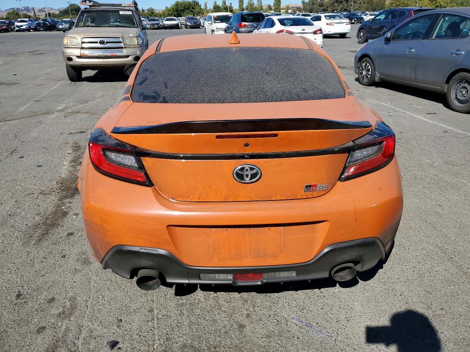2023 Toyota Gr 86 VIN JF1ZNBG19P9755209 COPART salvage auction — FRONT END, Ca - Salvage Certificate, sold $9,200 on 2026-07-24 (photo 6)