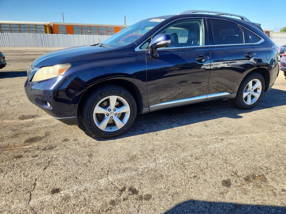 2010 Lexus Rx VIN JTJZK1BA3A2001417 COPART salvage auction — MINOR DENT/SCRATCHES, Ca - Dis/Dlr/Exp Only Clean Title, sold $2,550 on 2026-07-14 (photo 1)