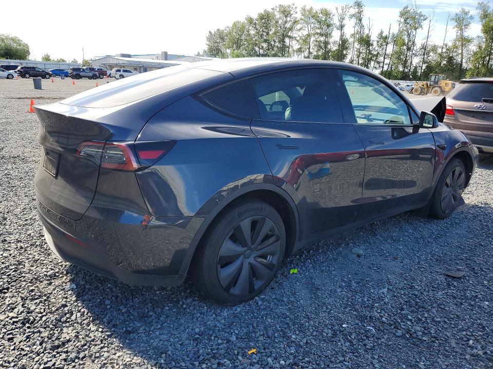 2024 Tesla Model y VIN 7SAYGDED2RF053608 COPART salvage auction — FRONT END, WA - BILL OF SALE, sold $8,900 on 2026-07-27 (photo 3)
