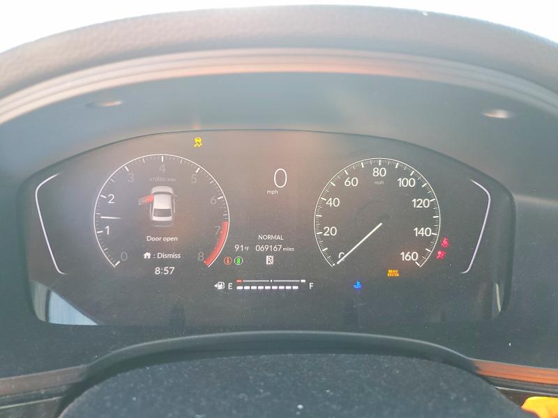 2022 Honda Civic VIN 2HGFE2F59NH523810 COPART salvage auction — FRONT END, Ca - Salvage Certificate, sold $8,200 on 2026-08-25 (photo 9)