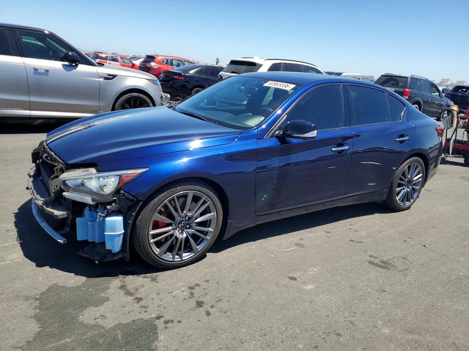 2021 Infiniti Q50 VIN JN1FV7DP5MM850526 — COPART salvage auction photo