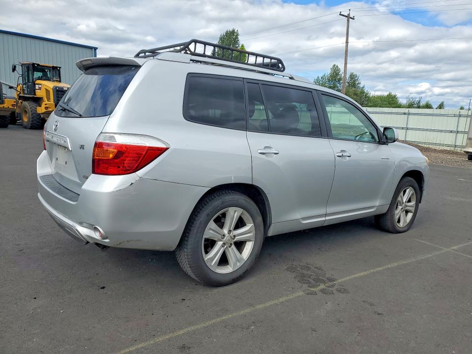 2009 Toyota Highlander VIN JTEES42A192144375 COPART salvage auction — MECHANICAL, Or - Certificate Of Title, sold $125 on 2026-07-29 (photo 3)
