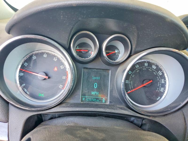 2014 Buick Encore VIN KL4CJASB0EB592584 COPART salvage auction — FRONT END, Ca - Salvage Certificate, sold $1,500 on 2026-07-27 (photo 9)