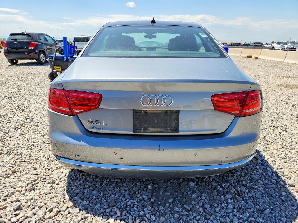 2013 Audi A8 VIN WAURGAFD0DN019947 COPART salvage auction — REAR END, Co - Dis/Dlr/Exp Only Clean Title, sold $250 on 2026-07-16 (photo 6)