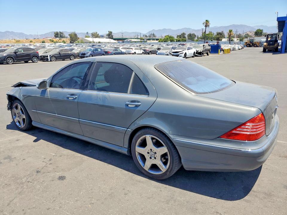 2004 Mercedes-benz S class VIN WDBNG70J14A412803 COPART salvage auction — FRONT END, Ca - Salvage Certificate, sold $375 on 2026-07-27 (photo 2)