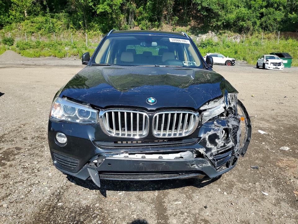 2017 BMW X3 VIN 5UXWX7C58H0U42850 COPART salvage auction — FRONT END, Ny - Mv-907A Salvage Certificate, sold $1,600 on 2026-07-16 (photo 5)
