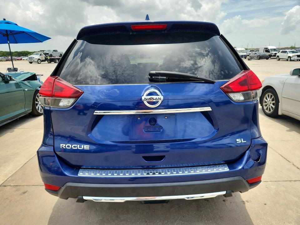 2017 Nissan Rogue VIN JN8AT2MT5HW140697 COPART salvage auction — FRONT END, TX - CERTIFICATE OF TITLE (P), sold $1,750 on 2026-07-29 (photo 6)