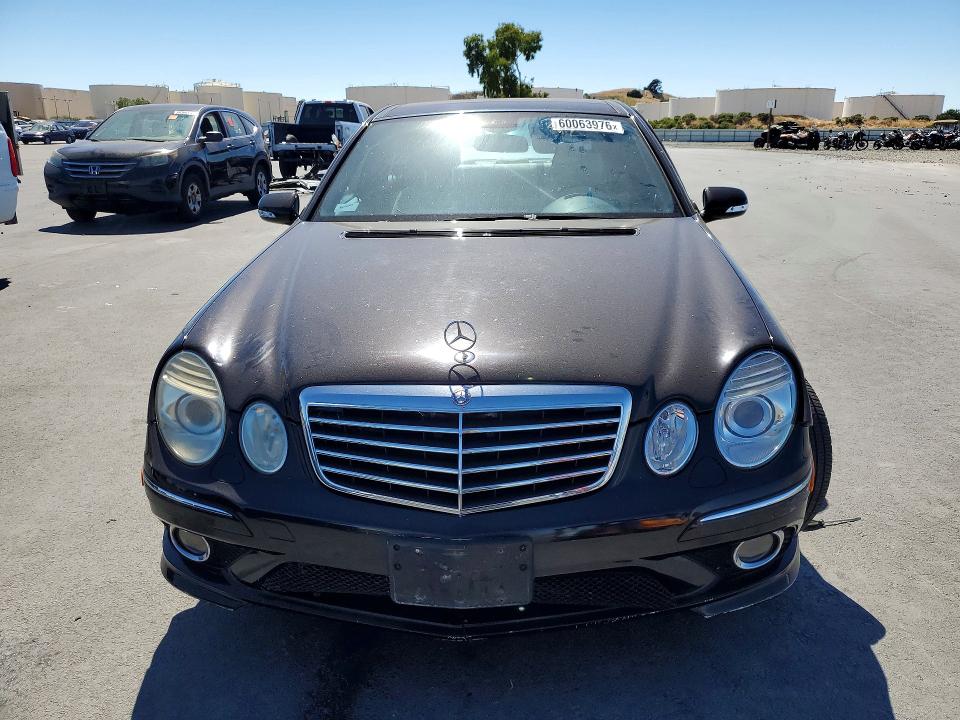 2007 Mercedes-benz E-klasse VIN WDBUF56XX7B033246 COPART salvage auction — VANDALISM, Ca - Salvage Certificate, sold $625 on 2026-08-12 (photo 5)