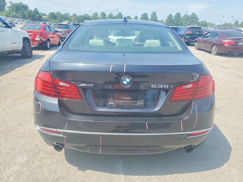 2014 BMW 5er VIN WBA5B3C50ED536999 COPART salvage auction — MINOR DENT/SCRATCHES, Mo - Salvage Certificate Of Title, sold $4,450 on 2026-08-07 (photo 6)