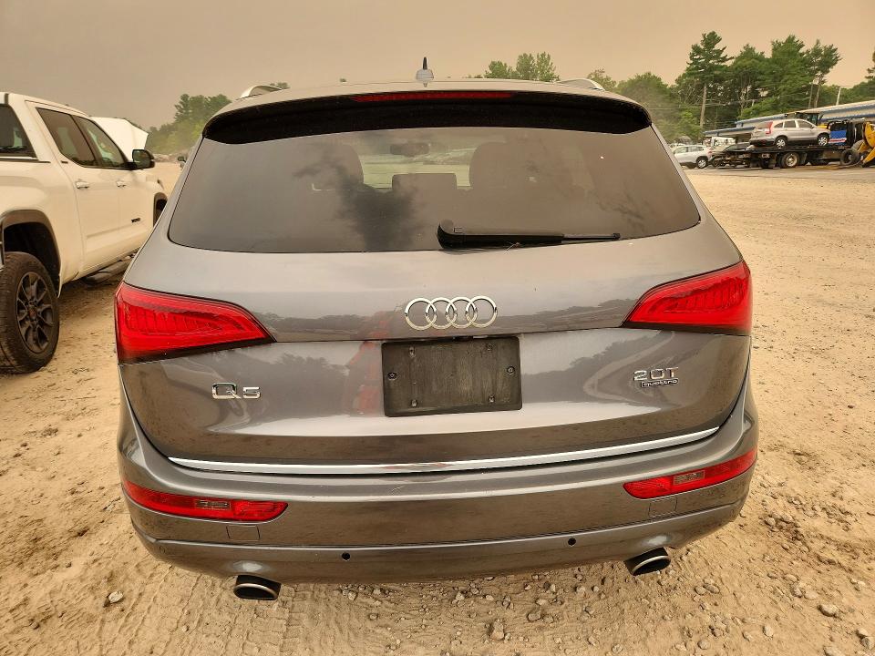 2016 Audi Q5 VIN WA1L2AFP2GA003451 COPART salvage auction — FRONT END, MA - CERT OF TITLE-RECONSTRCTD COLL, sold $3,050 on 2026-07-20 (photo 6)