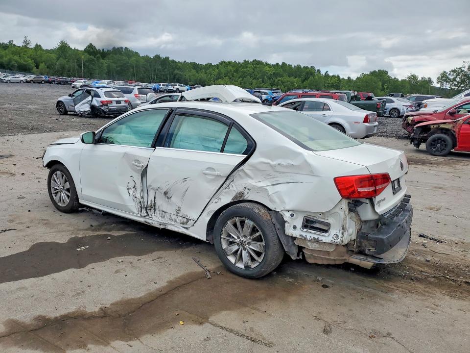 2015 Volkswagen Jetta VIN 3VW3A7AJXFM262055 COPART salvage auction — ROLLOVER, Pa - Cert Of Salv-R=Reconstructed, sold $2 on 2026-08-19 (photo 2)