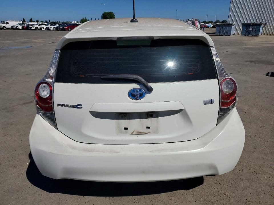2013 Toyota Prius VIN JTDKDTB38D1052160 COPART salvage auction — FRONT END, Ca - Salvage Certificate, sold $15 on 2026-07-27 (photo 6)