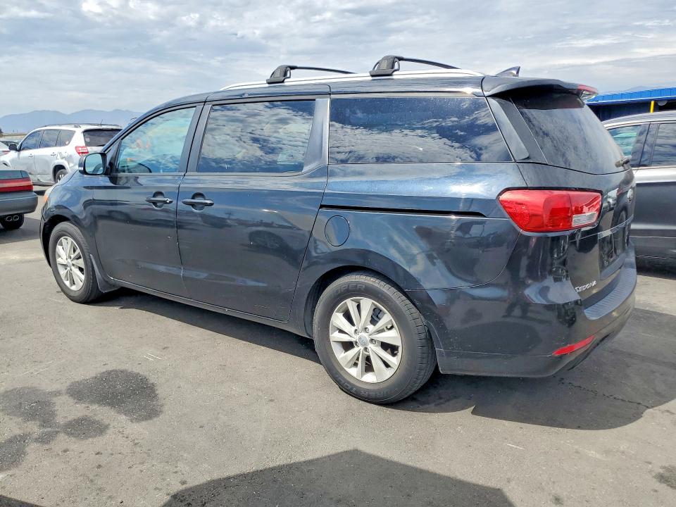 2016 Kia SEDONA VIN KNDMB5C18G6182258 COPART salvage auction — FRONT END, Ca - Dis/Dlr/Exp Only Clean Title, sold $725 on 2026-07-27 (photo 2)