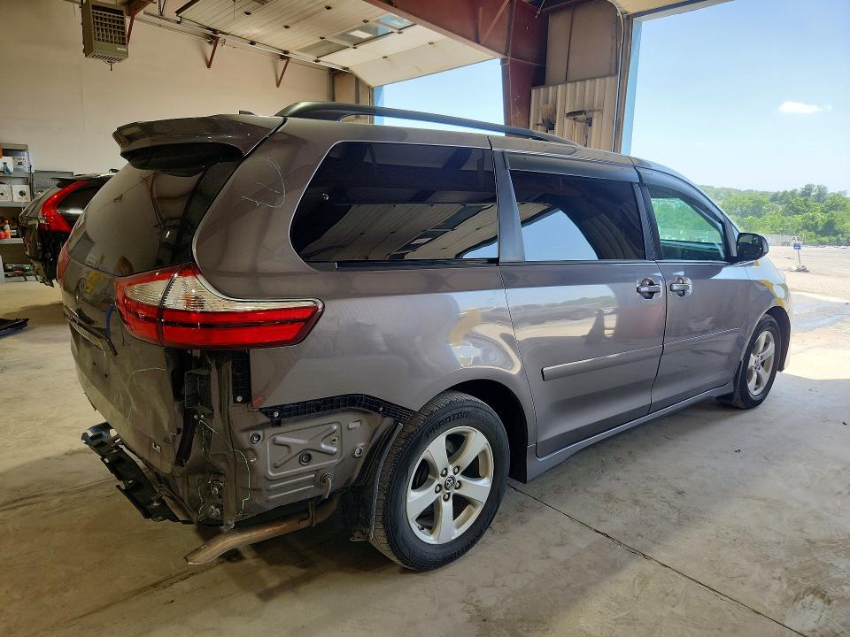 2019 Toyota Sienna VIN 5TDKZ3DC0KS969110 COPART salvage auction — REAR END, Oh - Cert Of Title-Salvage, sold $4,600 on 2026-07-24 (photo 3)
