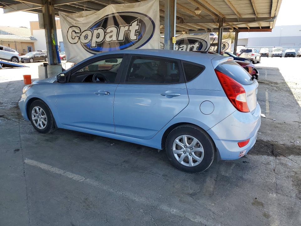 2014 Hyundai Accent VIN KMHCT5AE0EU164548 COPART salvage auction — VANDALISM, Ca - Salvage Certificate, sold $2,250 on 2026-07-14 (photo 2)