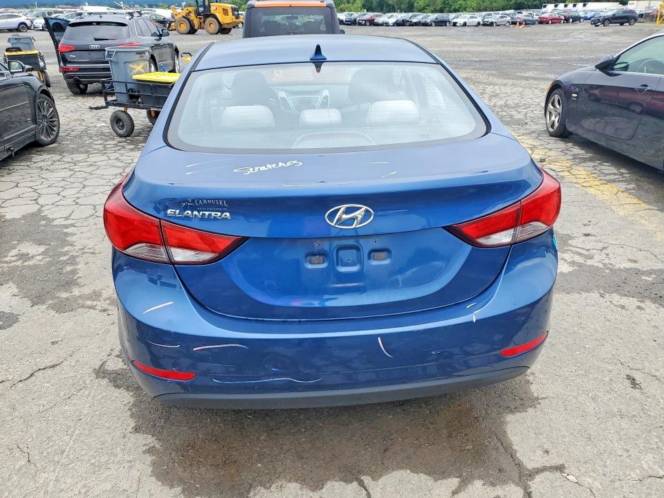 2016 Hyundai Elantra VIN KMHDH4AE5GU492874 COPART salvage auction — SIDE, Pa - Certificate Of Salvage, sold $1,900 on 2026-07-10 (photo 6)