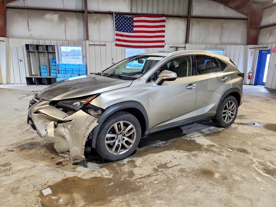 2016 Lexus Nx VIN JTJBARBZ0G2074469 COPART salvage auction — FRONT END, Ma - Cert Of Title-Reconstrctd Coll, sold $6,800 on 2026-07-30 (photo 1)