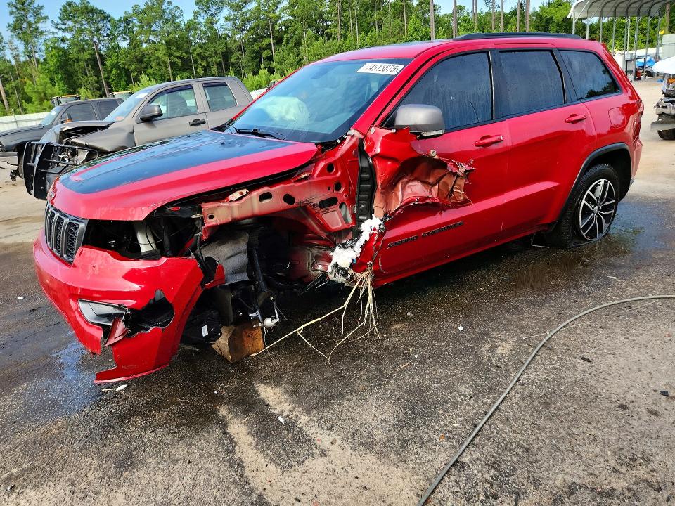 2018 Jeep Cherokee VIN 1C4RJFLG9JC371206 COPART salvage auction — FRONT END, Sc - Cert Of Title-Salvage, sold $2,050 on 2026-08-24 (photo 1)
