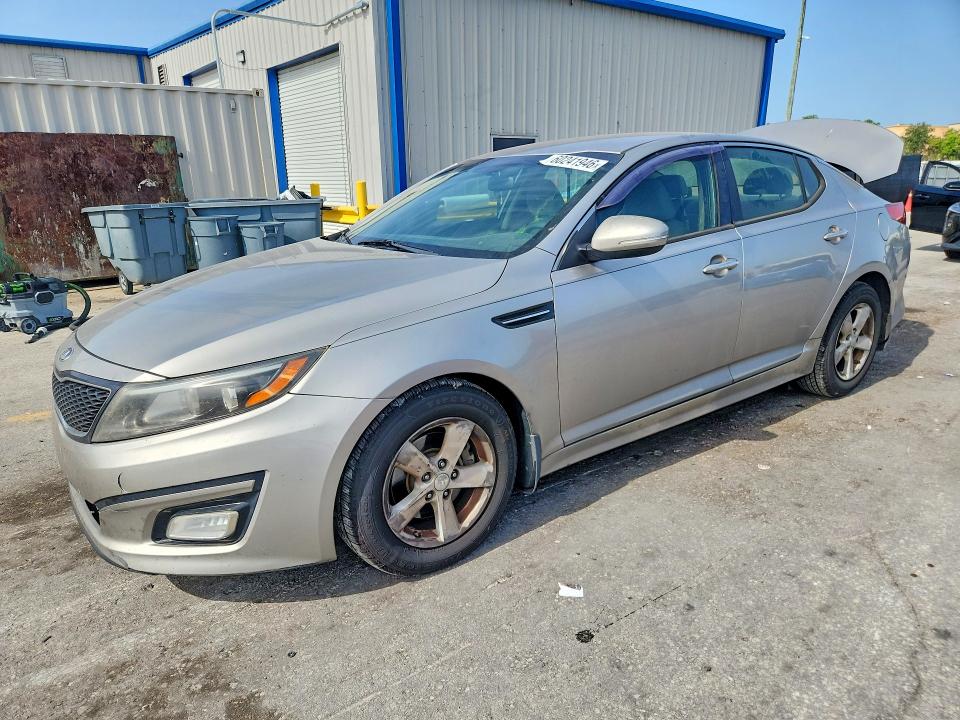 2015 Kia Optima VIN KNAGM4A71F5546322 COPART salvage auction — REAR END, Fl - Cert Of Title Slvg Rebuildable, sold $650 on 2026-07-28 (photo 1)