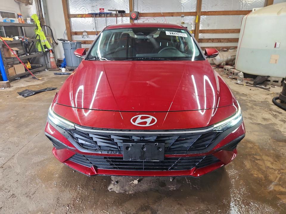 2024 Hyundai Elantra VIN KMHLM4DG9RU822488 COPART salvage auction — FRONT END, Wa - Vehicle Cert Of Ownership-Titl (P), sold $1,850 on 2026-07-22 (photo 5)