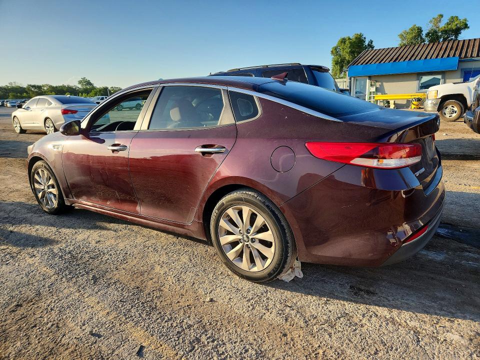 2016 Kia Optima VIN 5XXGT4L32GG011013 COPART salvage auction — MECHANICAL, Ks - Cert Of Title-Rebuilt Salvage, sold $625 on 2026-07-22 (photo 2)