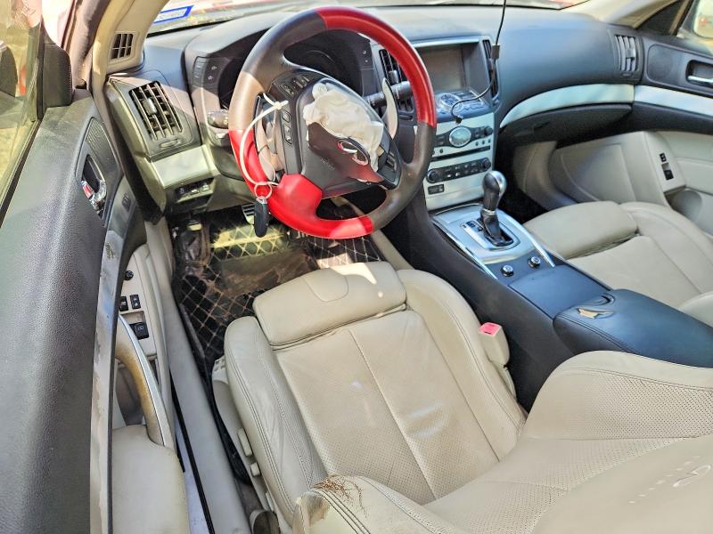 2014 Infiniti Q60 VIN JN1CV6EK3EM113178 COPART salvage auction — FRONT END, Tx - Certificate Of Title, sold $650 on 2026-07-20 (photo 8)